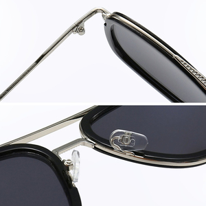 Trendy Poligonal <span class=keywords><strong>Gafas</strong></span> de sol de las mujeres Hombres Moda Metal Frame Driving Sun Glasses Mujer - Product Image 6