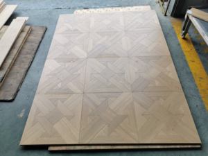 Parquet en chêne brossé de couleur naturelle résistant à l'humidité et aux flammes, en bois d'ingénierie - Product Image 3