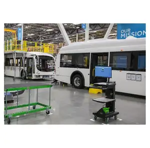 Automatische Karosserie für kommerzielle Busse im neuen Design in der weißen Produktions linie