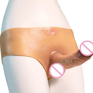 Godes souples et réalistes sexy Pantalon pour pénis Jouet lesbien Dispositif de masturbation <span class=keywords><strong>Strapon</strong></span> Gros gode Pantalon Sex Toys pour femmes Couples - Product Image 2