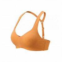 Soutien-gorge de sport ONER transfrontalier pour yoga, pilates et fitness, en Spandex/Nylon, bretelles non réglables, absorption des chocs, maintien moyen, décolleté en V profond