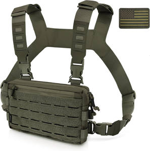 Échantillon gratuit Sac de taille extérieur utilitaire tactique Sac de poitrine pour la chasse l'escalade la randonnée la pêche Sac mobile - Product Image 1