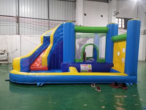 Château gonflable pour enfants Jumping Dear Pink, <span class=keywords><strong>location</strong></span> pour fêtes, avec installation facile, tissu en nylon, 300x285x230cm - Product Image 2