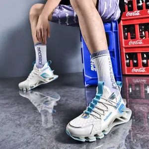 2024 Men's Casual Sneakers Breathable Lace-Up Outdoor Running <strong>Shoes</strong> Thick Platform New Spring Tennis <strong>Basketball</strong> Sporty Toe - Product Image 2