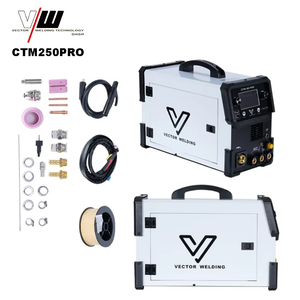 Soldadora VECTOR MIG TIG MMA Plasma 7 en 1, Máquina de Soldar con Inversor IGBT para Aluminio CTM250PRO - Product Image 1