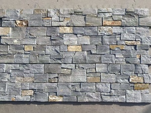 Random <strong>Wall</strong> <strong>Stone</strong> With Rusty Decor Natural Slate Z <strong>Type</strong> Grey Culture <strong>Stone</strong> for Exterior <strong>Wall</strong> Cladding Panel - Product Image 5
