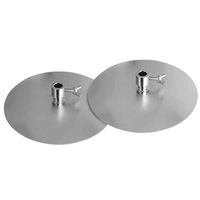 Disques à viande pour rôtissoire en acier inoxydable de qualité supérieure, plaque à gyros ronde de 160 mm, embouts de broche de barbecue, accessoires de barbecue