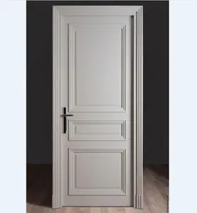 คุณภาพสูงสีขาวภายในไม้ประตู