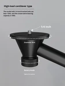 Soporte de proyector de pie con adaptador oculto Montaje en pared Compatible con XGIMI RS10 RS20 JMGO N3 N5 Hisense <span class=keywords><strong>C3S</strong></span> - Product Image 5