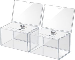 Acrylic trong suốt CTN Tặng hộp chống bụi nhựa tiết kiệm hộp với chủ đề thiên thần bỏ phiếu gợi ý plexiglass Bầu Cử hộp - Product Image 6