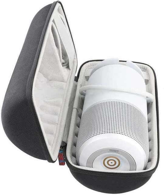 Factory Direct Sale Portable Travel Speaker Case Waterproof Wireless Speaker EVA Case Zipper Closure Charges 5 Devices Directly