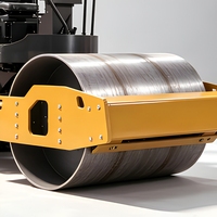 Rouleau compresseur vibrant à tambour unique SR4000 de 4 tonnes, moteur diesel 49 CV, compacteur de sol pour travaux de terrassement et de sous-drainage