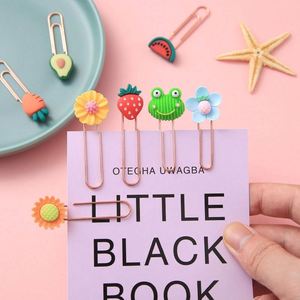 Factory Custom Durable Paperclip Cartoon Soft PVC 3D Paper Clip <b>Bookmark</b> - Product Image 5