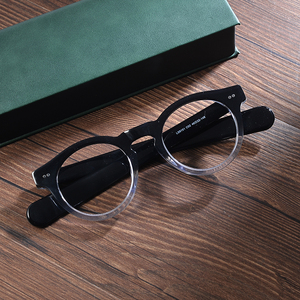 2024 Cổ Điển Của Phụ Nữ Cổ Điển Cá Nhân Hơi <span class=keywords><strong>Punk</strong></span> Cổ Điển Vòng Đinh Tán Acetate Kính Khung Cho Nam Giới - Product Image 4