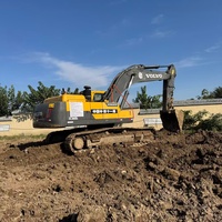 Excavatrice Volvo EC360DL d'occasion en bon état, avec moteur et pompe d'origine, à vendre en Suède