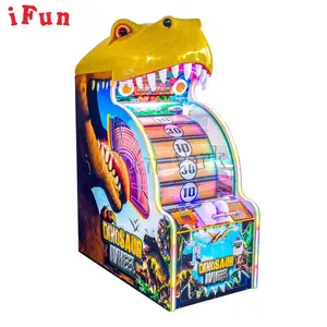 FEC için Ifun Park bilet Redemption oyunları dinozor tekerlek arcade oyun makinesi