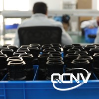 Gafas de Visión Nocturna Portátiles QCNV con Tubo IIT de Repuesto GEN2+ FOM1200+ Sin Autoenfoque, Fósforo Verde P43, Fósforo Blanco P45