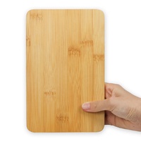 FSC FDA Natuurlijk Bamboe Ontbijtbord Set 22x14x1cm Mini Houten Brood Fruit Serveer Snijdplank Keuken Gadget