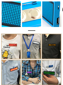 เข็มกลัดป้ายแสดงอิเล็กทรอนิกส์แบบหมุนได้สำหรับห้างสรรพสินค้าและกลางแจ้งสามารถปรับแต่งได้ - Product Image 5