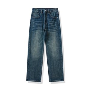 New and <strong>Soft</strong> <strong>Jeans</strong> for Men and Women Spring and Autumn Vintage Washed Men's <strong>Jeans</strong> Man Zipper Loose Straight Leg <strong>Jeans</strong> - Product Image 2
