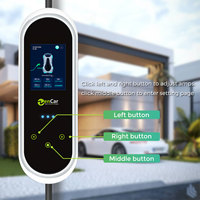 Chargeur EV 22 kW RCM Wallbox 6A-32A Wifi APP Station de recharge pour véhicules électriques avec prise AU remplaçable 10A 15A 20A