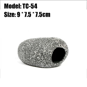 Aquariumdecoratie Keramische Stenen Evacuatie Grot <span class=keywords><strong>Aquarium</strong></span> Landschap Vissen En Garnalen Kweektank - Product Image 5