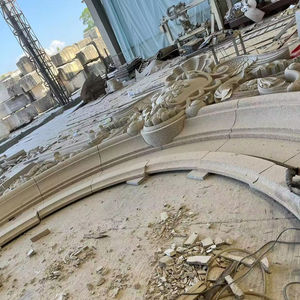 Support en granit personnalisé sculpté à la main avec motif bête et nuage pour la décoration de temple, de <span class=keywords><strong>jardin</strong></span> et de villa - Product Image 3