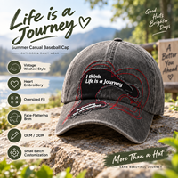 Op maat gemaakte logo hart baseball pet Amerikaanse vintage zachte ongestructureerde dad hat fabriek groothandel lage minimale bestelhoeveelheid gepersonaliseerde geborduurde pet