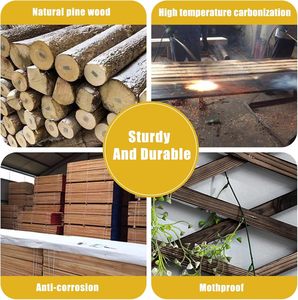 Lot de 2 <span class=keywords><strong>treillis</strong></span> de jardin extensibles en <span class=keywords><strong>bois</strong></span> <span class=keywords><strong>pour</strong></span> plantes grimpantes, écologiques, faciles à assembler, <span class=keywords><strong>pour</strong></span> mur, clôture de jardin et patio extérieur - Product Image 5