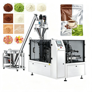 Máquina de Envasado de Polvo en Bolsas Doypack Preformadas para Harina de Maíz, Granos, Especias, Chile, Curry, Café, Proteína, Leche en Polvo - Product Image 1