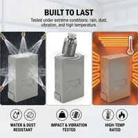   Boîtier de déconnexion électrique NEMA AC 3P 3R en métal, 120V/240V, pour extérieur, avec interrupteur non fusible, 30A/60A