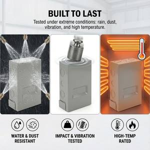 صندوق فصل كهربائي خارجي من الفولاذ الثقيل لأنظمة التكييف من YOD، معتمد وفق معيار NEMA 3R، متوفر بالجملة للمقاولين والموزعين - Product Image 4