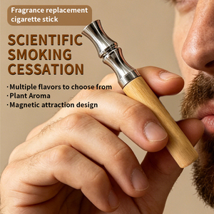 Inhalateur sans fumée à logo personnalisé, alternative au tabac, mélange d'huiles essentielles aromatiques, avec noyau en coton, pour arrêter de <span class=keywords><strong>fumer</strong></span> - Product Image 2
