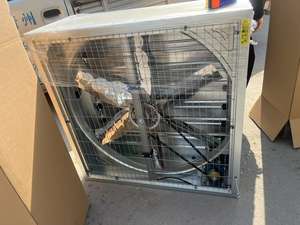 Ventilateur <span class=keywords><strong>d</strong></span>'<span class=keywords><strong>extraction</strong></span> axial industriel de 24 pouces avec volets automatiques, faible bruit, roulement à billes, refroidissement - Product Image 6