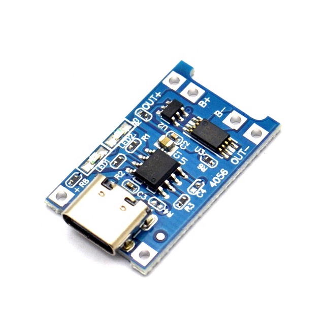 Szytf Mini Micro Type-C USB 5V 1A 18650 TP4056 Lithium Battery Charger Module Protection Dual Functions Li-ion