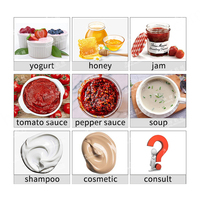 Machine DXB-100J automatique de cachetage liquide d'emballage pour la soupe de confiture de sauce de rattrapage de miel