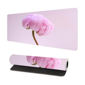 Özel Sublimasyon Baskılı Lüks Pembe Şakayık Desenli XXL Oyuncu Mouse Pad'i Su Geçirmez Kumaş <span class=keywords><strong>Mousepad</strong></span>'ler Doğal Kauçuk Tabanlı - Product Image 3