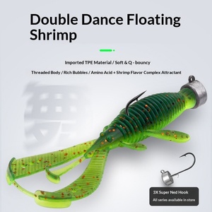 Hameçons flottants en acier inoxydable King Luya pour appâts souples, pour la pêche au Texas, pour la pêche à la perche inversée, au poisson mandarin et aux appâts souples Zerg - Product Image 3