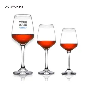 New Design Burgundy Glassware Custom Wine Glasses for Wedding Party Bar Banquet 250ml 410ml