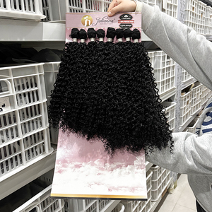 Extensions de cheveux synthétiques Julianna Wholesale : Pack unique de mèches ondulées et bouclées en fibres protéinées bio, tissées en trame - Product Image 1