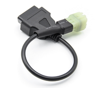 Adaptateur OBD 2 pour voiture, connecteur OBD, câble de diagnostic 6 broches vers 16 broches pour KTM ADAPTOR moto