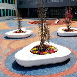 B15 Customizable Fiberglass Midcentury Design Leisure <b>Chair</b> Planting Function Eco-Friendly Hospital Outdoor High Durability Art - Product Image 3