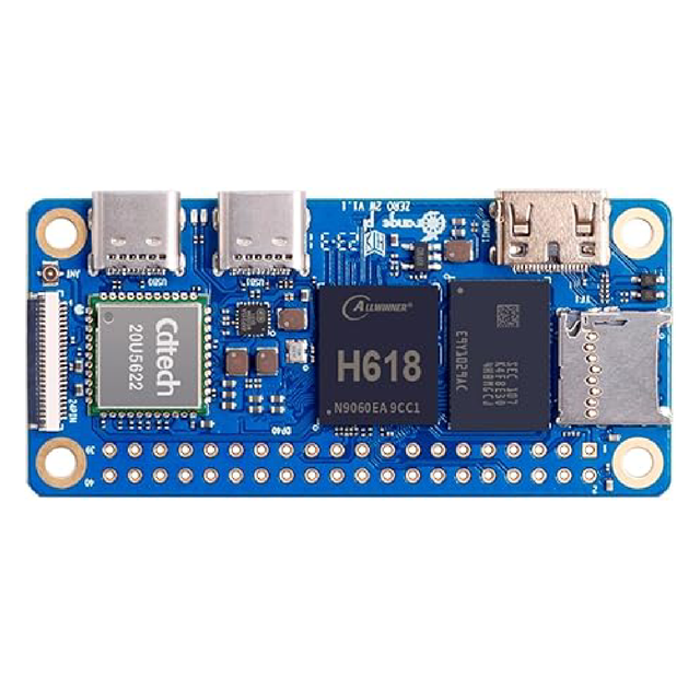 Aismartlink Orange Pi Zero 2W 2GB Allwinner H618 LPDDR4 Quad Core CPU 64 Bit Single Board Computer, 1.5GHz Frequency New Arrive