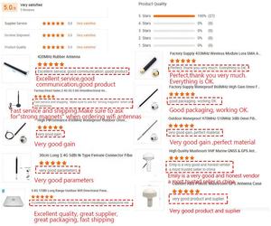 هوائي داخلي عالي الكسب 5 ديسيبل واسع النطاق 2.4 جيجاهرتز و5.8 جيجاهرتز لشبكات الجيل الخامس والرابع وLTE وGSM وGPRS وWCDMA وأجهزة التوجيه ووحدات إنترنت الأشياء - Product Image 5