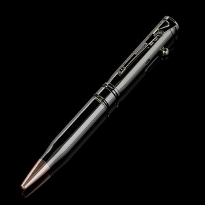 2025 Gun Metal Bolt Action Bullet Shaped Bolígrafo de tinta <span class=keywords><strong>Alpen</strong></span> Gold Pen con diseño de rifle Clip Gun Metal Rifle Bullet Pen - Product Image 5