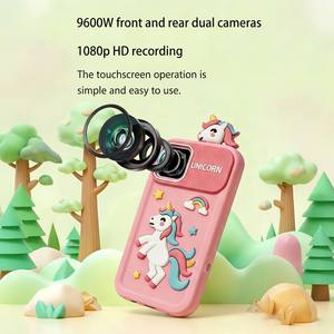 Téléphone portable intelligent pour l'éducation précoce des enfants avec enregistrement vidéo et photo en temps réel et doubles caméras haute définition - Product Image 5
