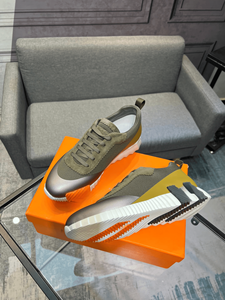 Zapatillas con superficie superior ventilada, estructura de flujo de aire premium, gamuza mixta, duraderas, ventiladas, para hombre, neutras, aerodinámicas - Product Image 4