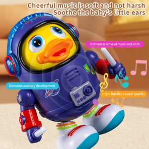 Robot Bailarín Electrónico Popular en <span class=keywords><strong>Tiktok</strong></span>, Juguete <span class=keywords><strong>de</strong></span> Plástico en Caja <span class=keywords><strong>de</strong></span> Color, Pato Musical Educativo para Bebés - Product Image 4