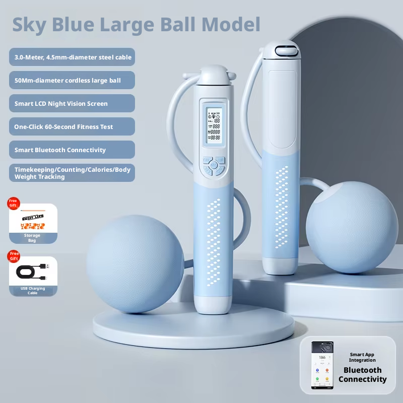 Large ball-blue eva zipper bag
