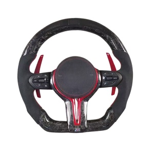 Volante de Fibra de Carbono Forjado para <span class=keywords><strong>BMW</strong></span> Led <span class=keywords><strong>F10</strong></span> F30 X3 G01 X5 F15 <span class=keywords><strong>328i</strong></span> M3 E70 E91 F11 E82 G80 540i F25 E36 M5 E87 F80 F21 F06 - Product Image 3